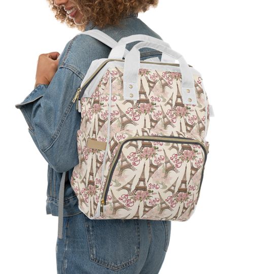 Discover Paris-Themed Diaper Backpack