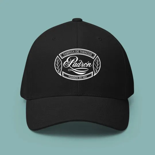 Discover Padron Cigars Logo Printed Black Baseball Cap Adjustable