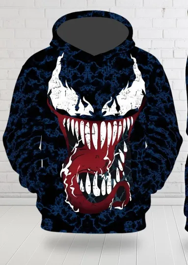 Venom 3D Halloween Costume Hoodie
