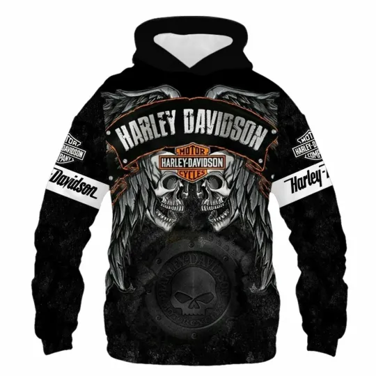 Discover Haarleyy Davidson 3D Hoodie, Haarleyy Davidson Unisex Size Full