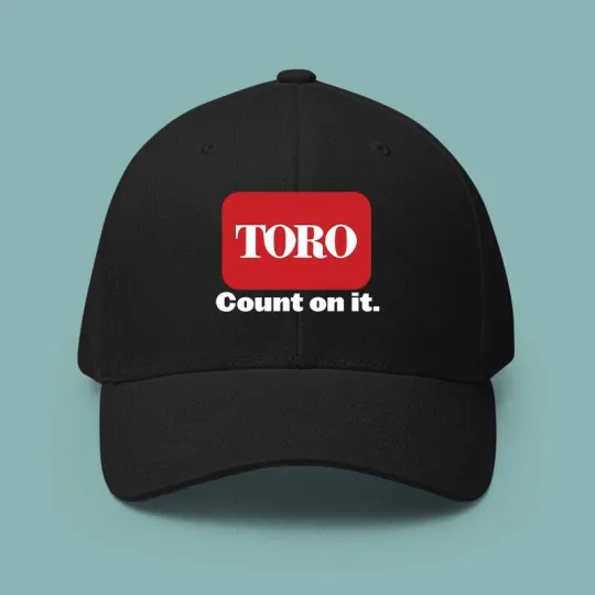 Discover TORO Count on It Logo Black Baseball Cap Adjustable