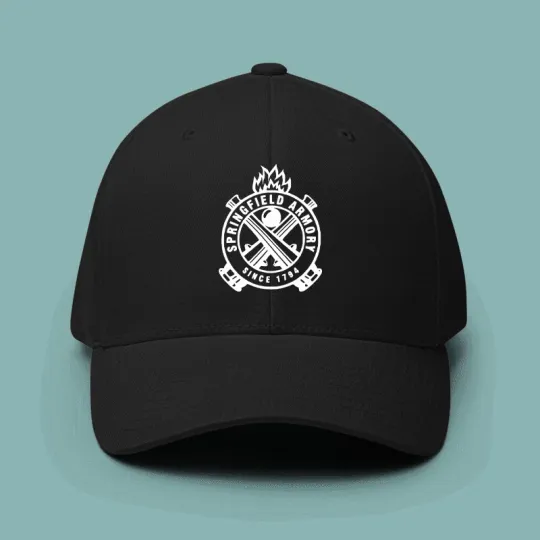 Discover Springfield Armory Logo Baseball Cap Adjustable Black