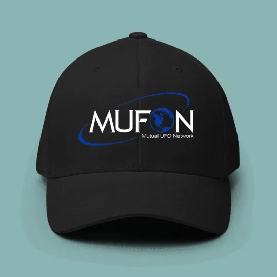 Discover MUFON UFO Logo Black Baseball Cap Adjustable