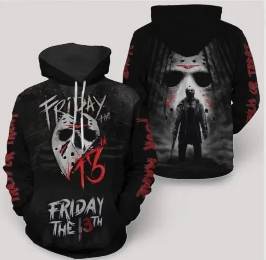 Discover Friday The 13Th Jason Voorhees 3D HOODIE HALLOWEEN