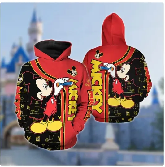 Discover Mickey Mouse 3D HOODIE HALLOWEEN GIFT CHRISTMAS GIFT OVER PRINT BEST PRICE