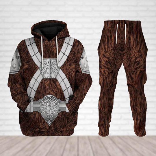 Discover Star Wars Black Krrsantan Cosplay Hoodie Jogger, Disney Halloween Sweatshirt, Star Wars Black K Costume, Halloween Outfits For Men