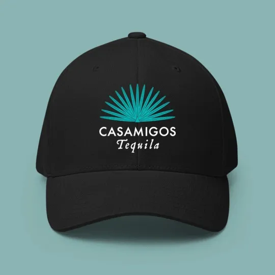 Discover Casamigos Tequila Logo Printed Black Baseball Cap Adjustable