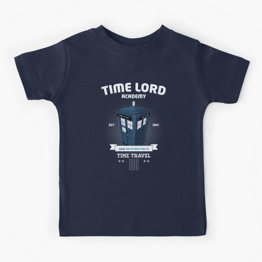 Discover Timelord Academy Kids T-Shirt