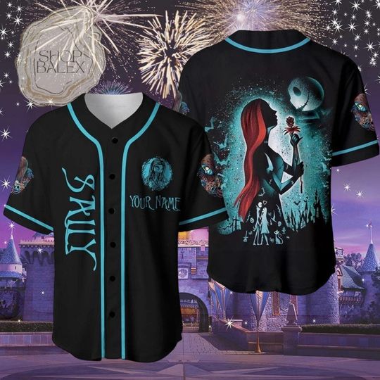 Discover Custom Sally Nightmare Before Christmas Baseball Jersey