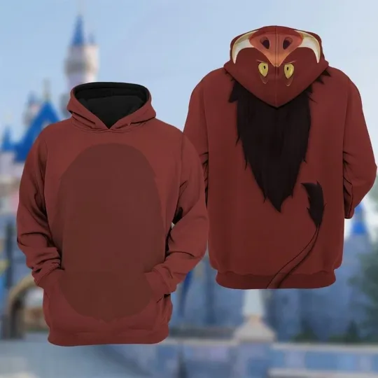Discover Pumbaa Cosplay Costume The Lion King Halloween  Hoodie 3D Printed