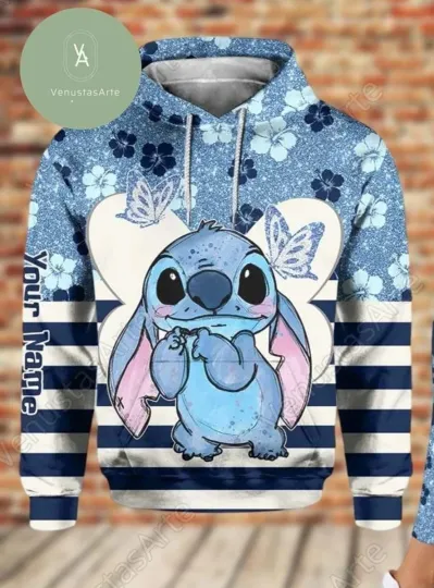 Personalized Stitch 3D HOODIE US Size All Over Print Father Day Gift Best Price