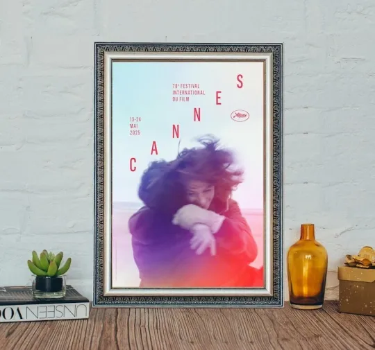 Discover Cannes Festival 2025 French Movie Poster - Classic French Movie Vertical Poster