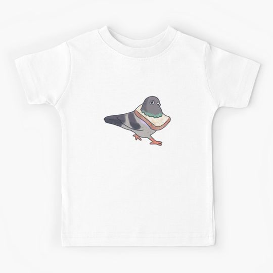 Discover Bread pigeon drawing  Kids T-Shirt
