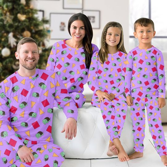 Zoey Cosplay Matching Pajama Set for Women and Kids, Halloween Costume Pajamas