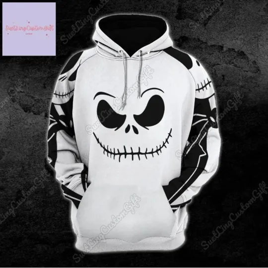 Discover ack Skellington 3D Hoodie