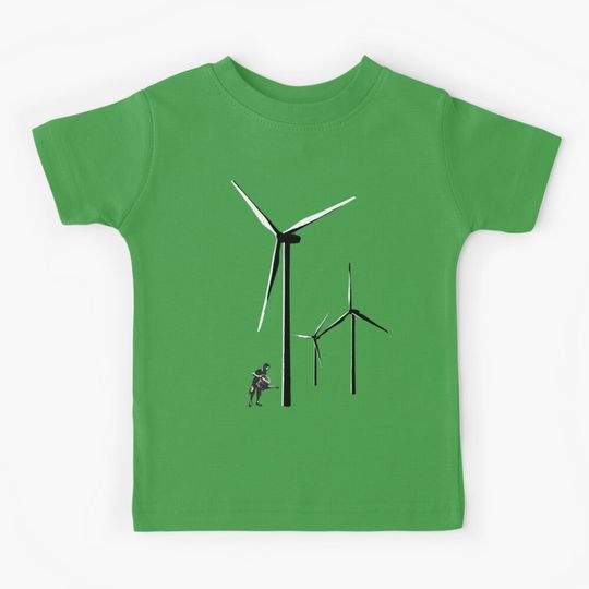 Discover Wind Farm Kids T-Shirt