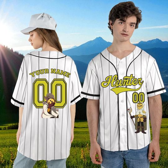 Discover Custom Owl House Hunter Baseball Jersey  Personalized Golden Guard Jersey Shirt