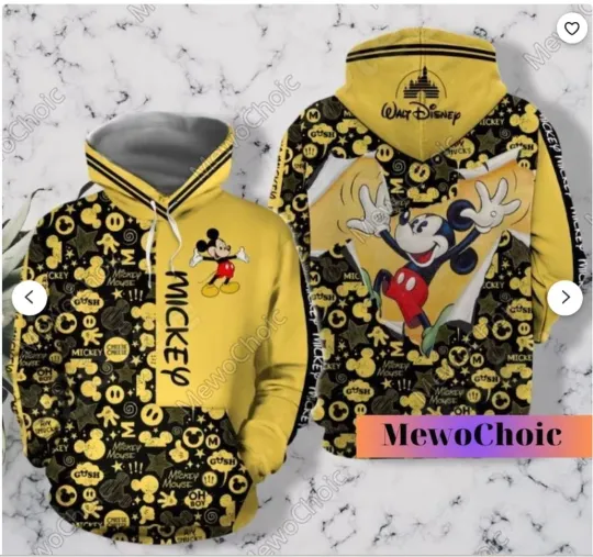 Discover Mickey Mouse 3D HOODIE HALLOWEEN GIFT CHRISTMAS GIFT BEST PRICE OVER PRINT2