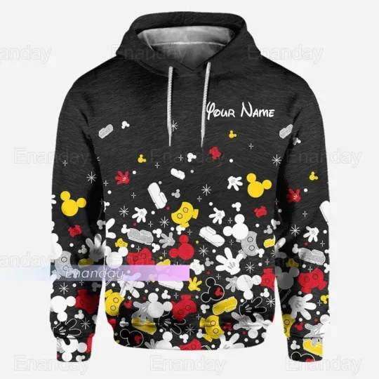 Discover Custom Mickey Hoodie, Mickey Mouse hoodie 3d tshirt
