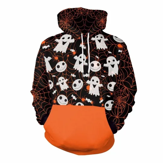 Discover Halloween 3D Graphic Print Men Women Hoodie Sweatshirt Jacket Pullover Tops US