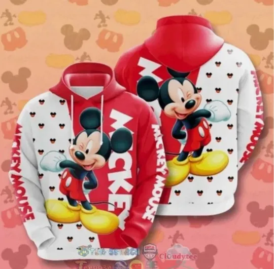 Discover Mickey Mouse Head 3D HOODIE HALLOWEEN GIFT BEST PRICE US SIZE OVER PRINT