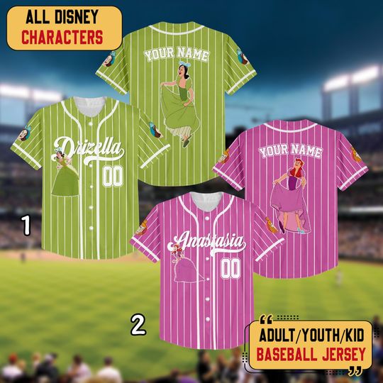 Discover Custom Drizella Anastasia Baseball Jersey