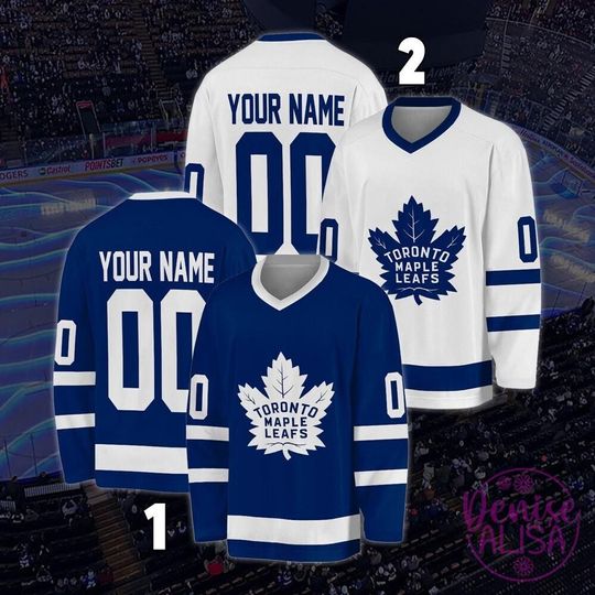 Discover Personalized Toronto Maple Leafs Hockey Jersey, Jersey For Men With Your Team Name, Fan Hockey Jersey
