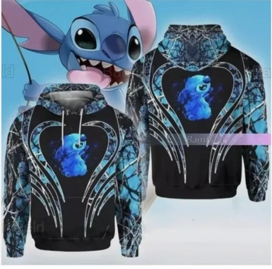 Christmas Stitch 3D HOODIE HALLOWEEN GIFT CHRISTMAS GIFT BEST PRICE OVER PRINT