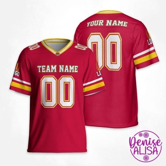 Discover Custom Football Jersey, Personalized Jersey For Men And Women With Your Team Name, Great Gift For Kansas City Fans Game Day