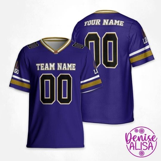 Discover Custom Football Jersey, Personalized Jersey For Men And Women With Your Team Name, Great Gift For Baltimore Fans Game Day