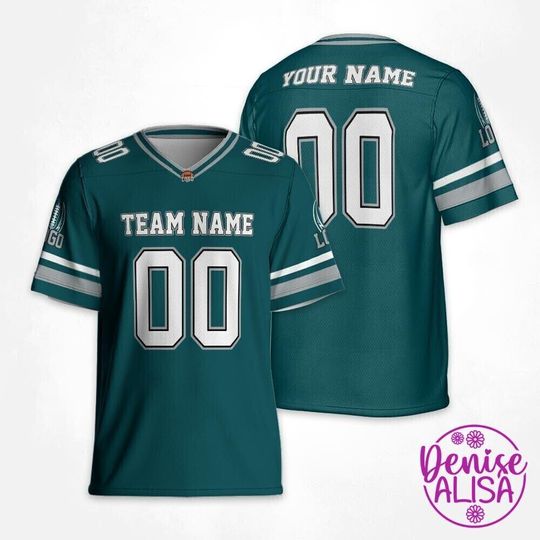 Custom Football Jersey, Personalized Jersey For Men And Women With Your Team Name, Great Gift For Philadelphia Fans Game Day