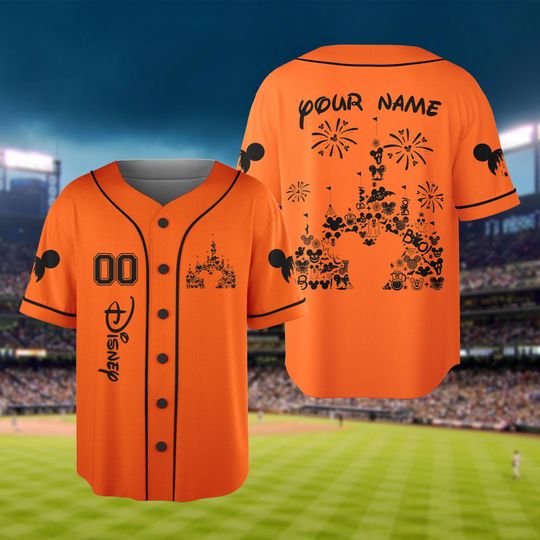 Discover Personalized Halloween Disneyland Trip Baseball Jersey Team Matching