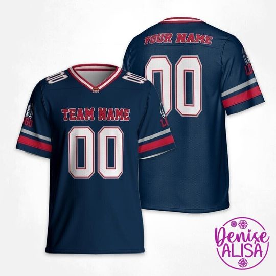 Discover Custom Football Jersey, Personalized Jersey For Men And Women With Your Team Name, Great Gift For New England Fans Game Day