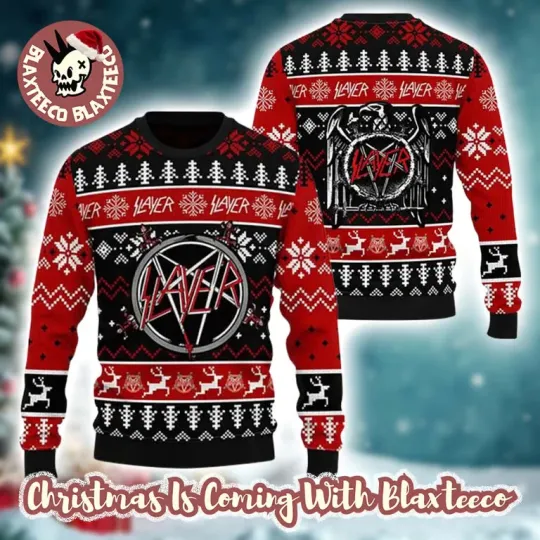 Discover Slayer Christmas Ugly Sweater