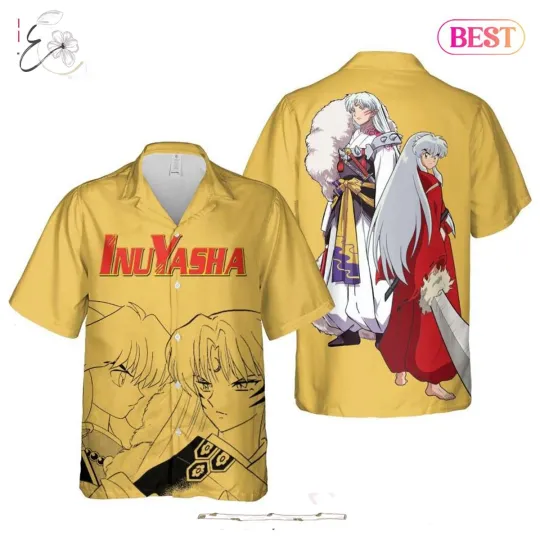 Discover Inuyaasha And Sesshomaru Hawaiian Shirt Anime Shirt for Men Women