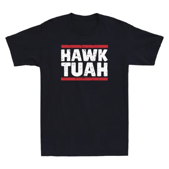 Discover Hawk Tuah Shirt Hawk Tuuh Funny Quote Joke Vintage Men's Short Sleeve T-Shirt