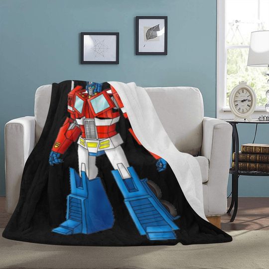 HUGE BEST PRICE Optimus Prime Transformers Blanket Fleece Halloween Home Decoration Travelling Gifts For Her Him
