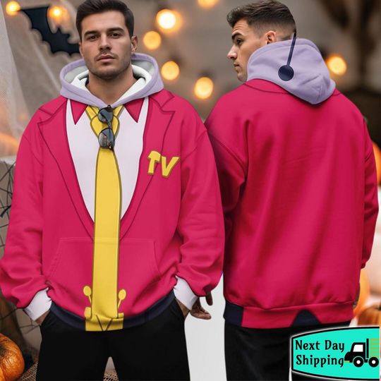 Discover Tenna Deltarune Hoodie, All Over Print Meme Sweatshirt, Its TV Time Gamer Hoodie, Cosplay Gift for Fans, Unisex Halloween Outfit