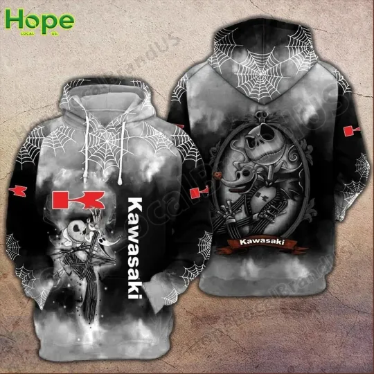 Kawasaki Jack Skellington Halloween 3D Hoodie4