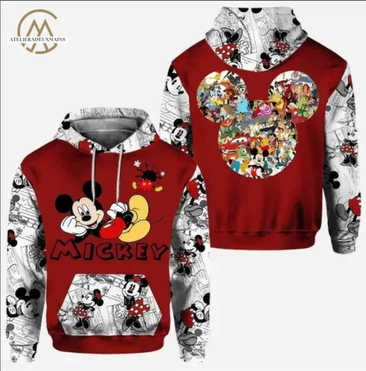 Discover Magic Mickey Mouse Ears 3D HOODIE Halloween Gift Best Price Christmas Gift