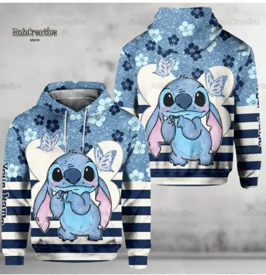 Custom Stitch 3D HOODIE HALLOWEEN GIFT CHRISTMAS GIFT OVER PRINT