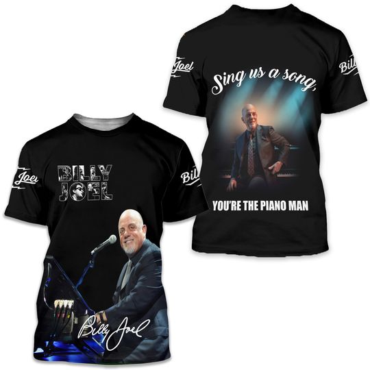 Billy Joel Sing Us A Song You’re The Piano Man T-Shirt
