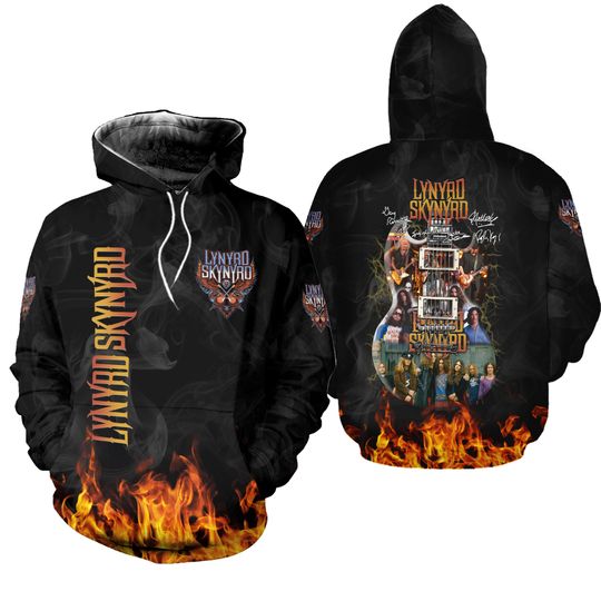 HOT HOT Lynyrd Skynyrd Band 3D Hoodie Fan gift hot shirt new