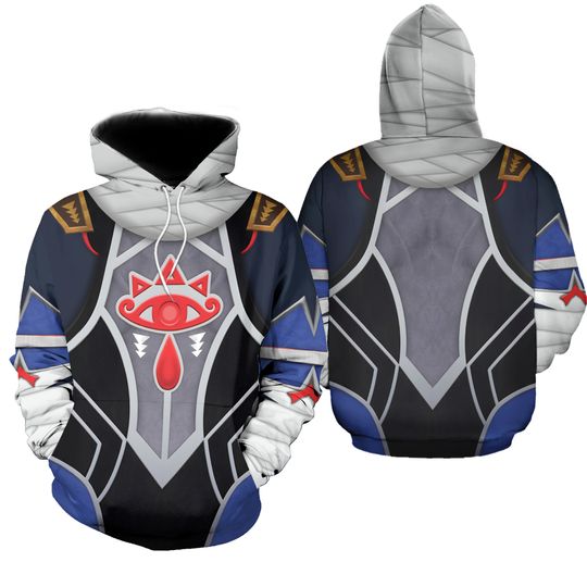 Sheik Zelda Attire Cosplay Hoodie Sweatshirt Sweatpants