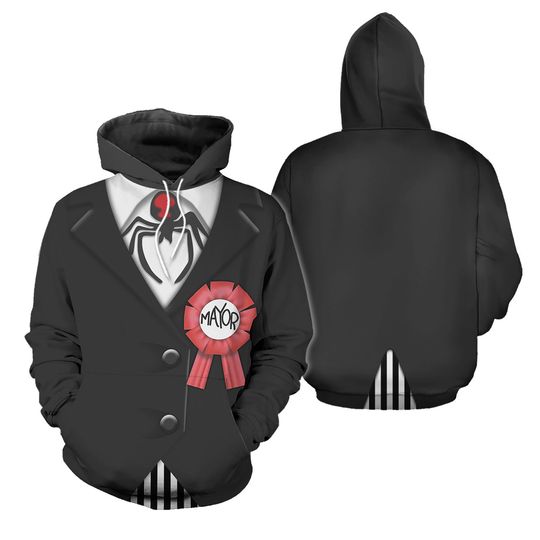 The Major Cosplay Hoodie Joggers Set, Nightmare Before Christmas Costume, Mayor Of Halloween Town Shirt, Disney Cosplay Shirt, Gift For Him