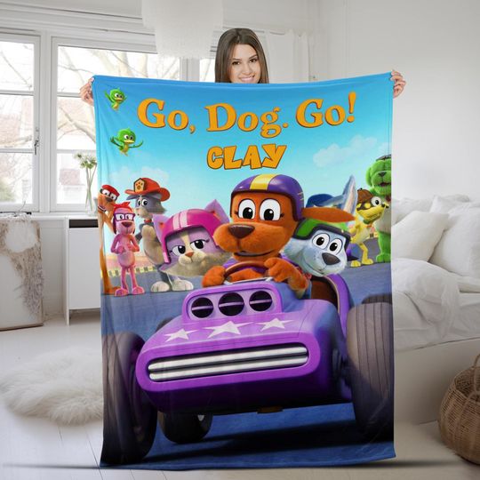 Discover Customized Go Dog Go Blanket, Go Dog Go Blanket, Go Dog Go Baby Blanket