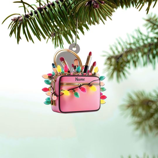Discover Makeup Bag Ornament, Makeup Artist Christmas Ornament Gift, Make Up Ornament For Girls, Christmas Gift For Children ID-1109-YAR6