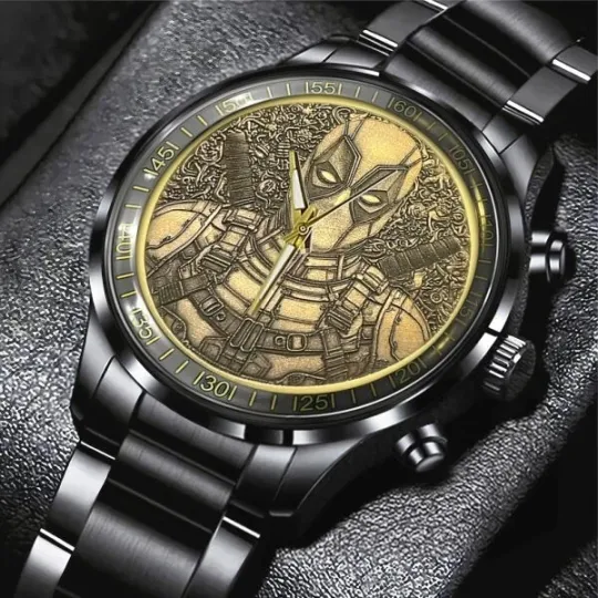 Discover Deadpool Black Stainless Steel Watch