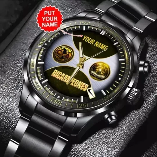 Discover Personalized Club América Black Stainless Steel Watch