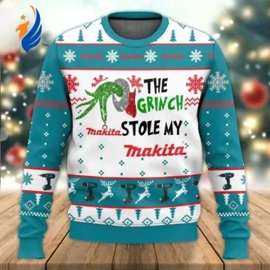 Discover The funny character Who Stole My Makita Ugly Sweater - Festive Holiday Sweatshirt